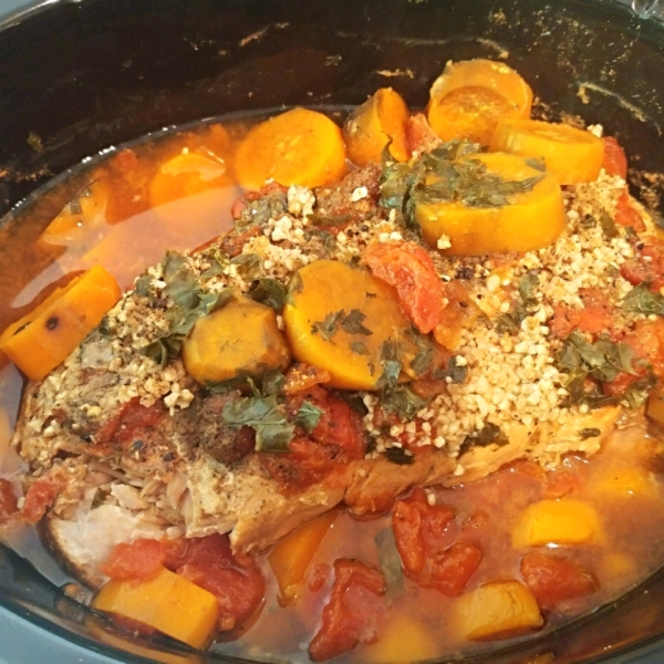 Cuban-Style Pork and Sweet Potatoes