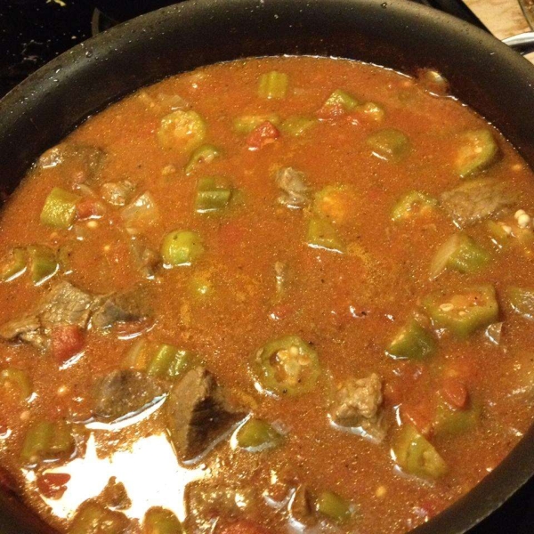 Beef and Okra Bamia