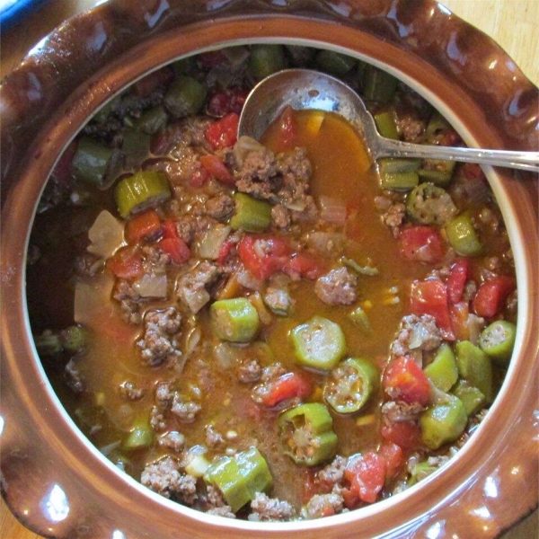 Beef and Okra Bamia
