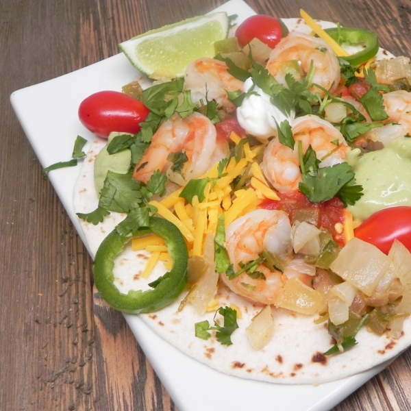 Margarita Shrimp Fajitas