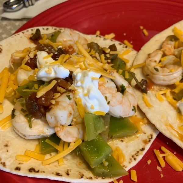 Margarita Shrimp Fajitas