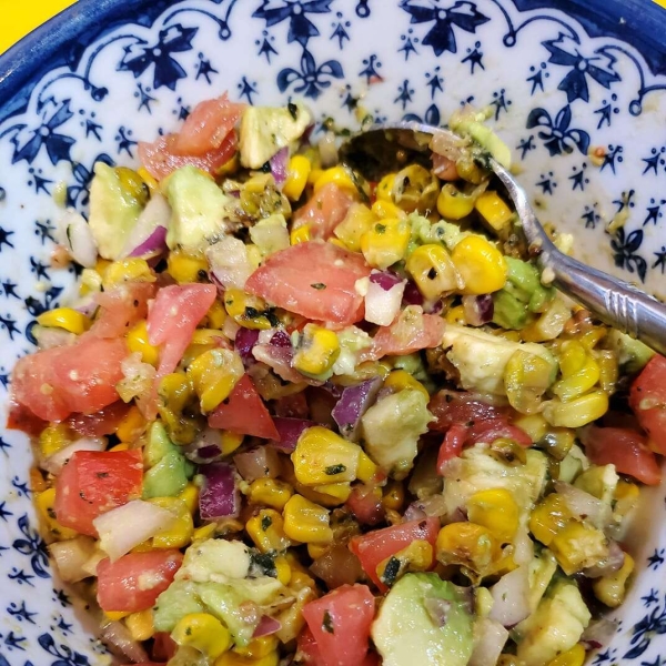 Grilled Corn Salad