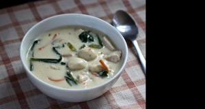 Cream of Chicken and Gnocchi Soup