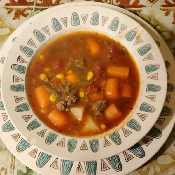 Quick, Homemade Hamburger Soup