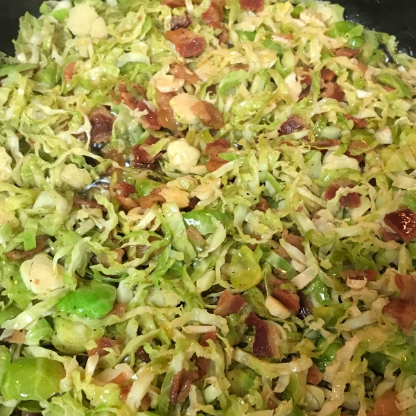 Brussels Sprouts with Bacon Dressing