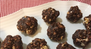 Popcorn and Peanut Truffles