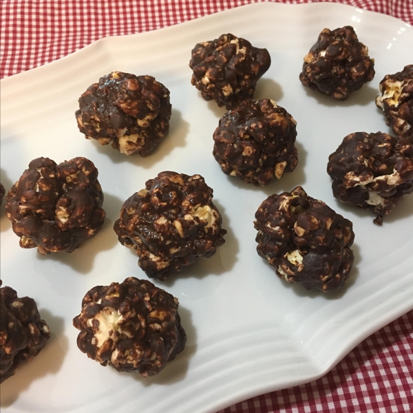 Popcorn and Peanut Truffles