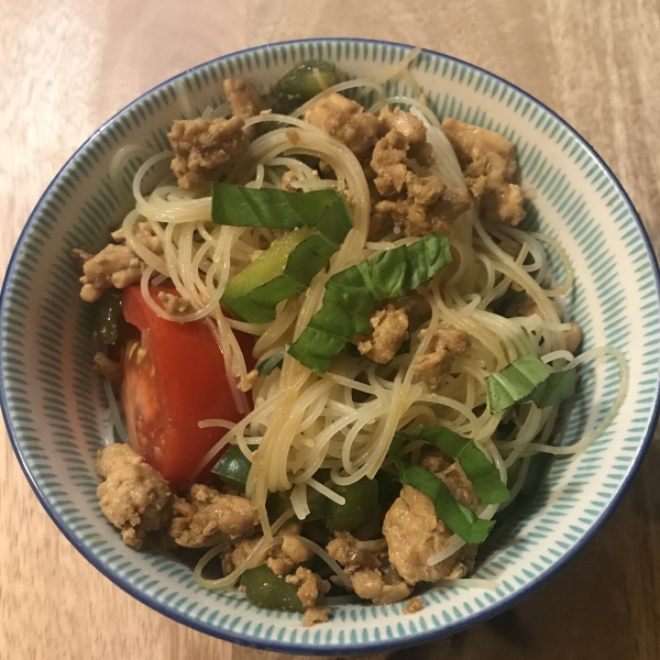 Drunken Noodles with Chicken