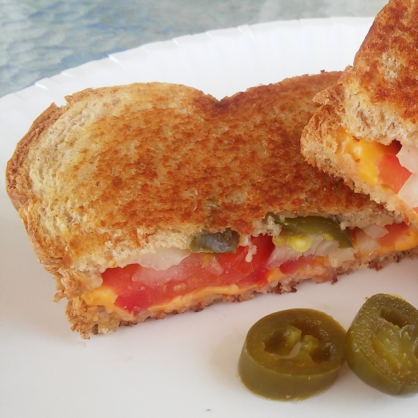 Spicy Grilled Cheese Sandwich
