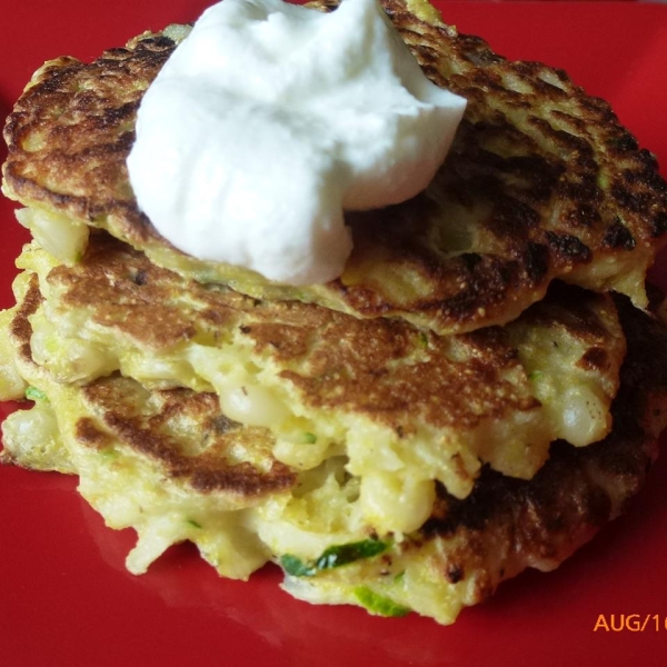 Zucchini and Corn Fritters