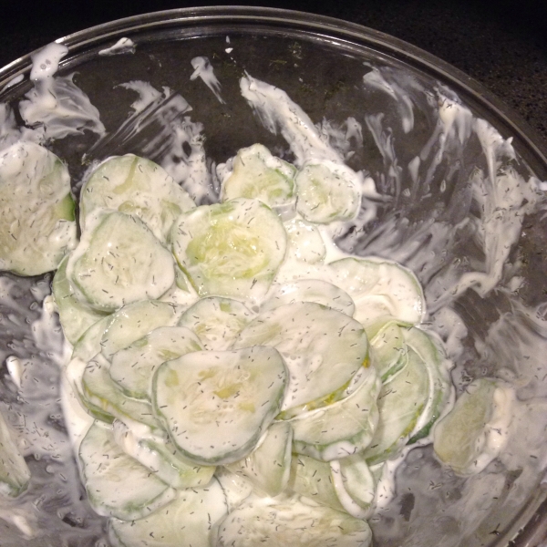 Dill Cucumber Salad