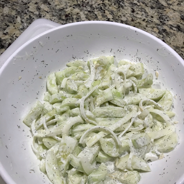 Dill Cucumber Salad