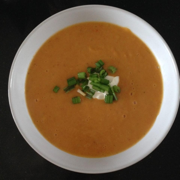 Creamy Butternut Squash With Cinnamon Soup