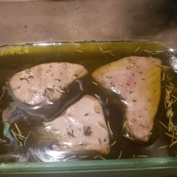 Olive Oil-Poached Tuna