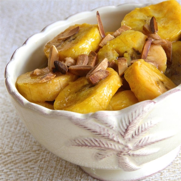 Plantains in Butter Rum Sauce