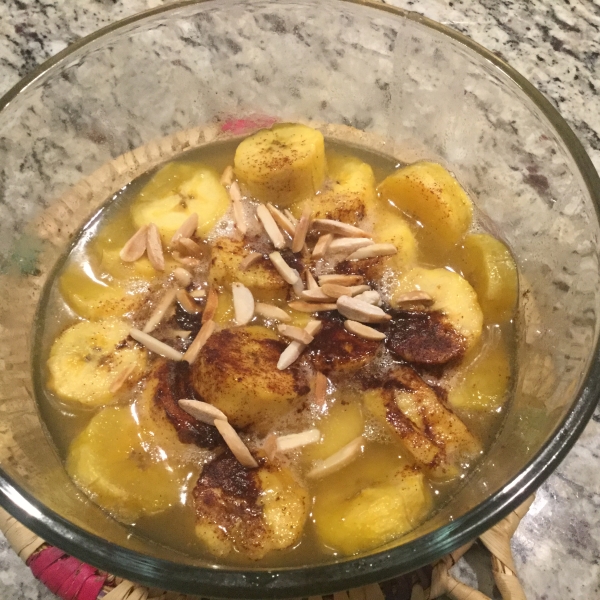 Plantains in Butter Rum Sauce