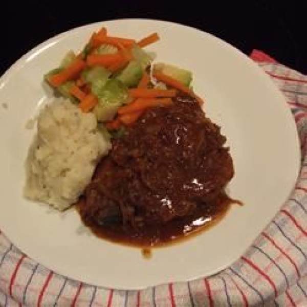 Gingered Pork Chops in Orange Juice