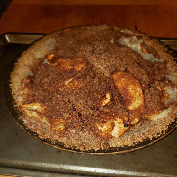 Snickerdoodle-Crusted Apple Pie