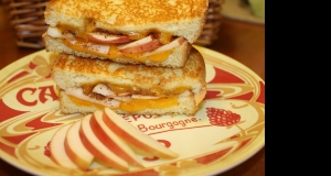 Grilled Cheese, Cinnamon, and Apple Sandwich