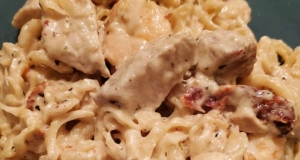 Creamy Chicken and Shrimp Alfredo