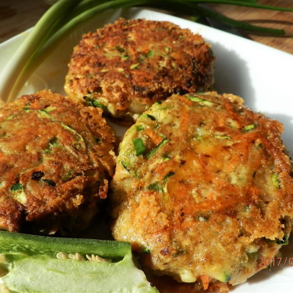 Vegetable and Feta Latkes