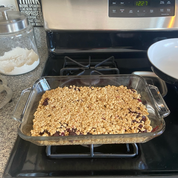 Cranberry Crunch Squares