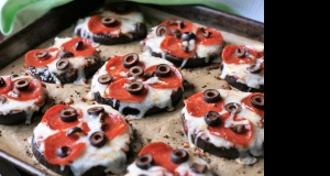 Lower-Carb Eggplant Pizza
