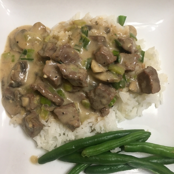 Healthier Beef Stroganoff III