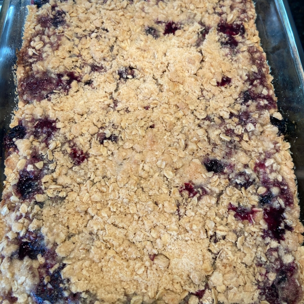 Blueberry Crumble Bars