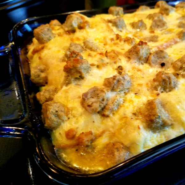 Easy Sausage Strata