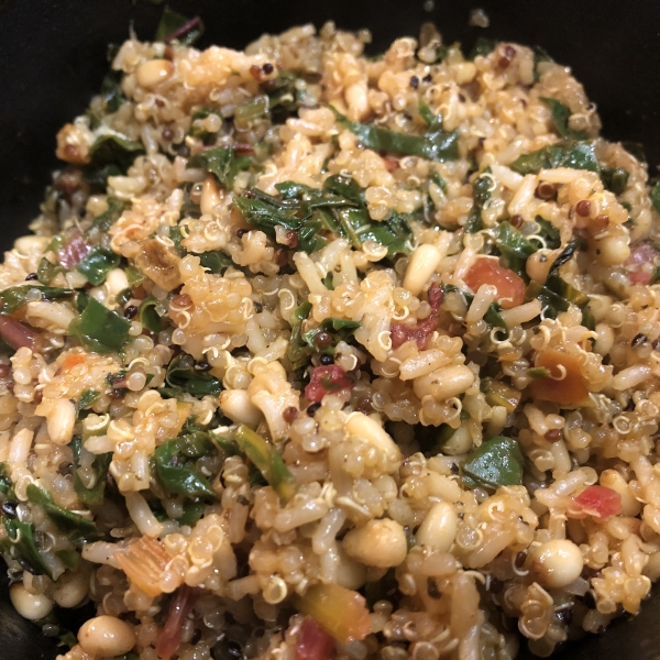 Lemon-Garlic Rainbow Chard