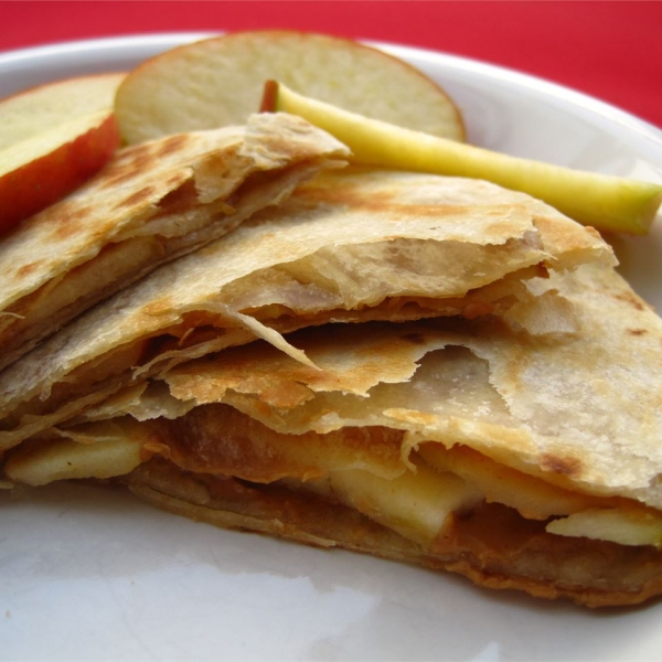 Peanut Butter Fiend Quesadillas