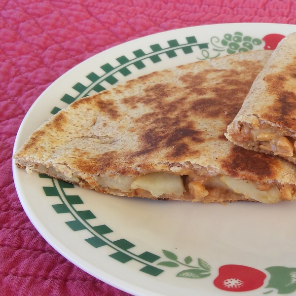 Peanut Butter Fiend Quesadillas