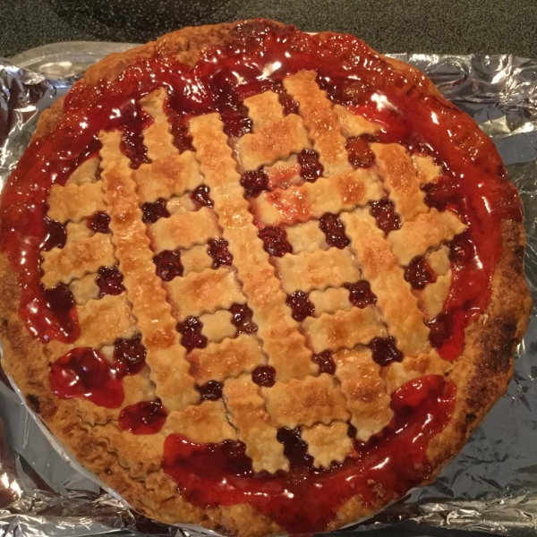 Rhubarb Cherry Pie