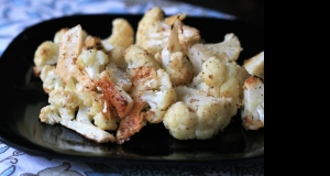 Roasted Cauliflower with Parmesan