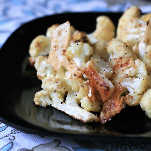 Roasted Cauliflower with Parmesan