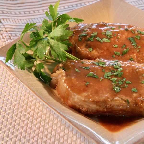 Maple-Balsamic Pork Chops