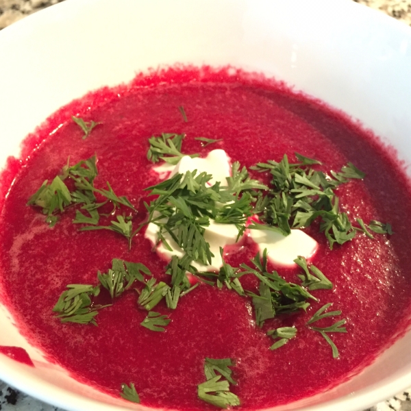 Cold Russian Borscht