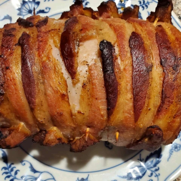Sweet Bacon-Wrapped Pork Loin
