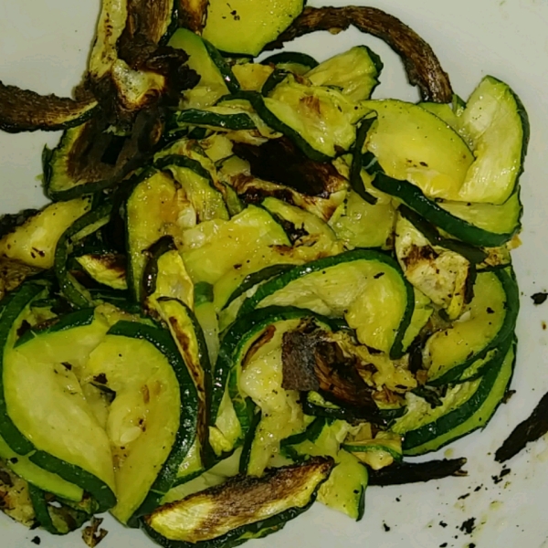 Warm Zucchini-Basil Salad