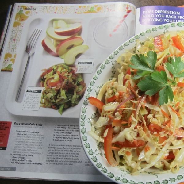 Easy Asian Cole Slaw