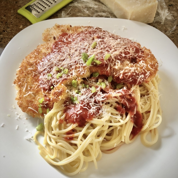 A 20-Minute Chicken Parmesan