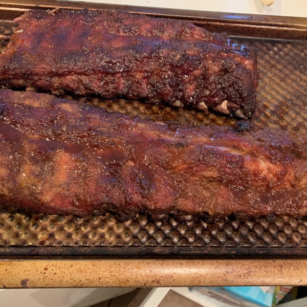 Sweet Smoked Pork Ribs