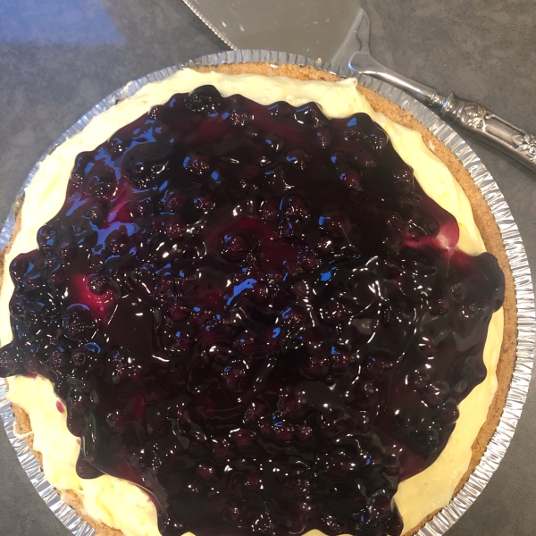 Lemony Blueberry Layered Pie