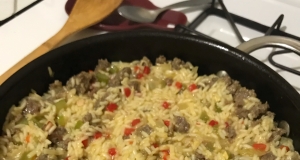 My Mom's Sausage and Rice Casserole