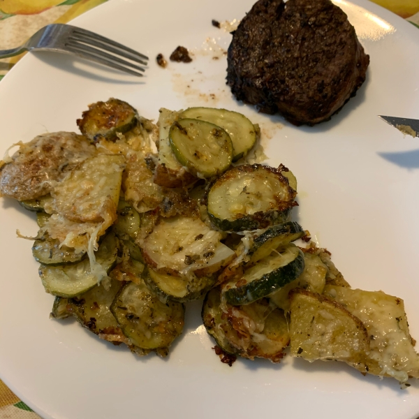 Kitt's Oven-Roasted Zucchini