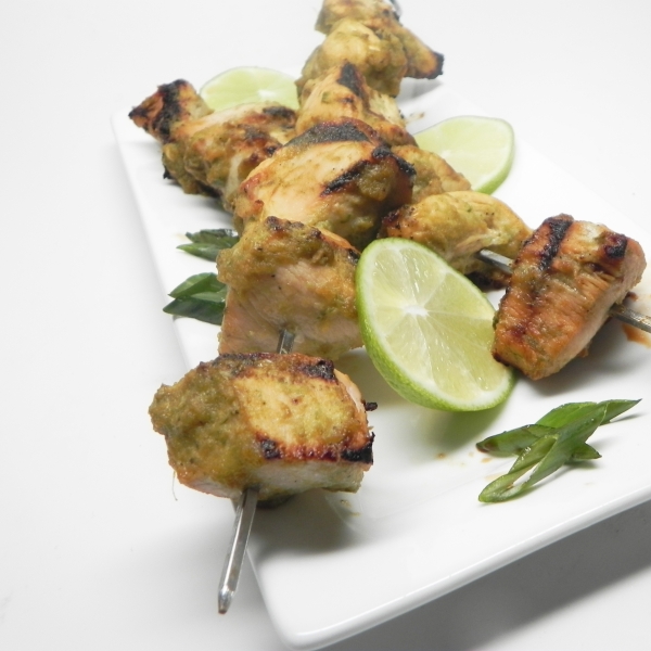 Big M's Barbadian Chicken Skewers
