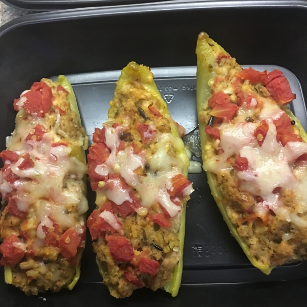 Bob's Stuffed Banana Peppers