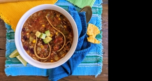 Incredibly Hearty Vegan Tortilla Soup
