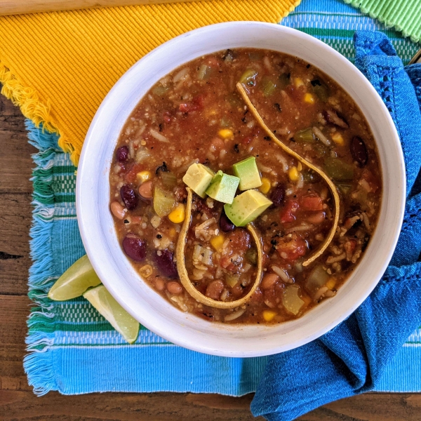 Incredibly Hearty Vegan Tortilla Soup